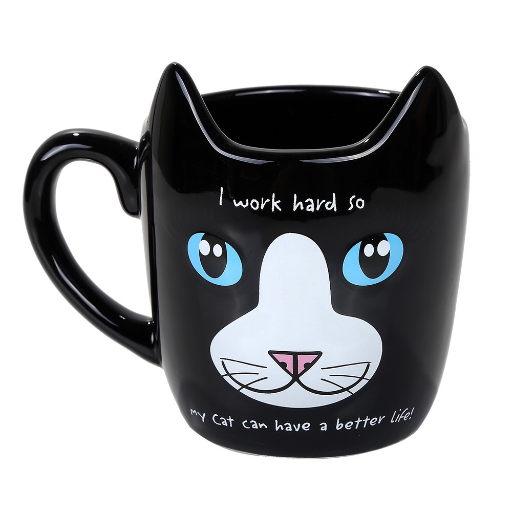 🌹Just In🌹WORK HARD CAT MUG